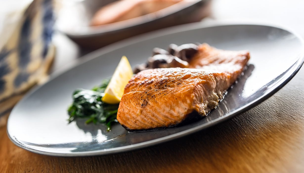 Salmon dish