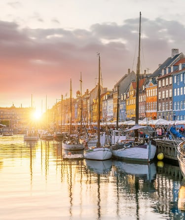 Sunset in Nyhavn