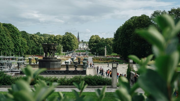 Vigelandparken Oslo Summer