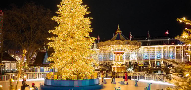 Christmas at Tivoli in Copenhagen