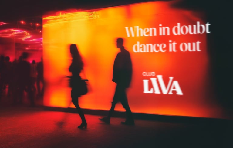 Dance at Club Liva.