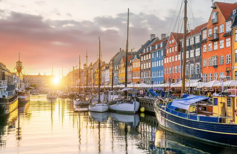 Sunset in Nyhavn