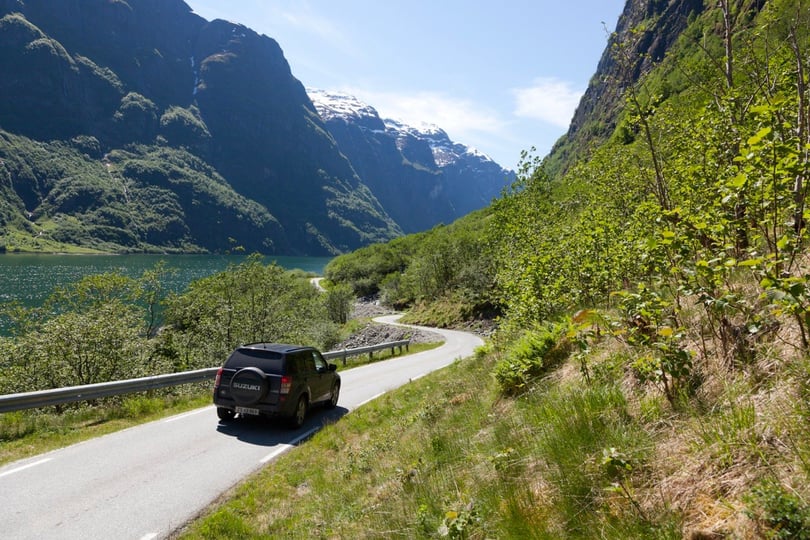 Road trip through scenic Norway