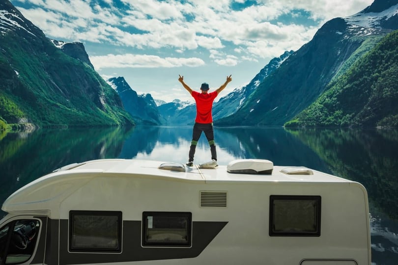 Road trip with a motorhome